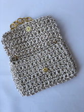 Load image into Gallery viewer, CLASSIC Bag Metallic Wool Mix Ecru Gold
