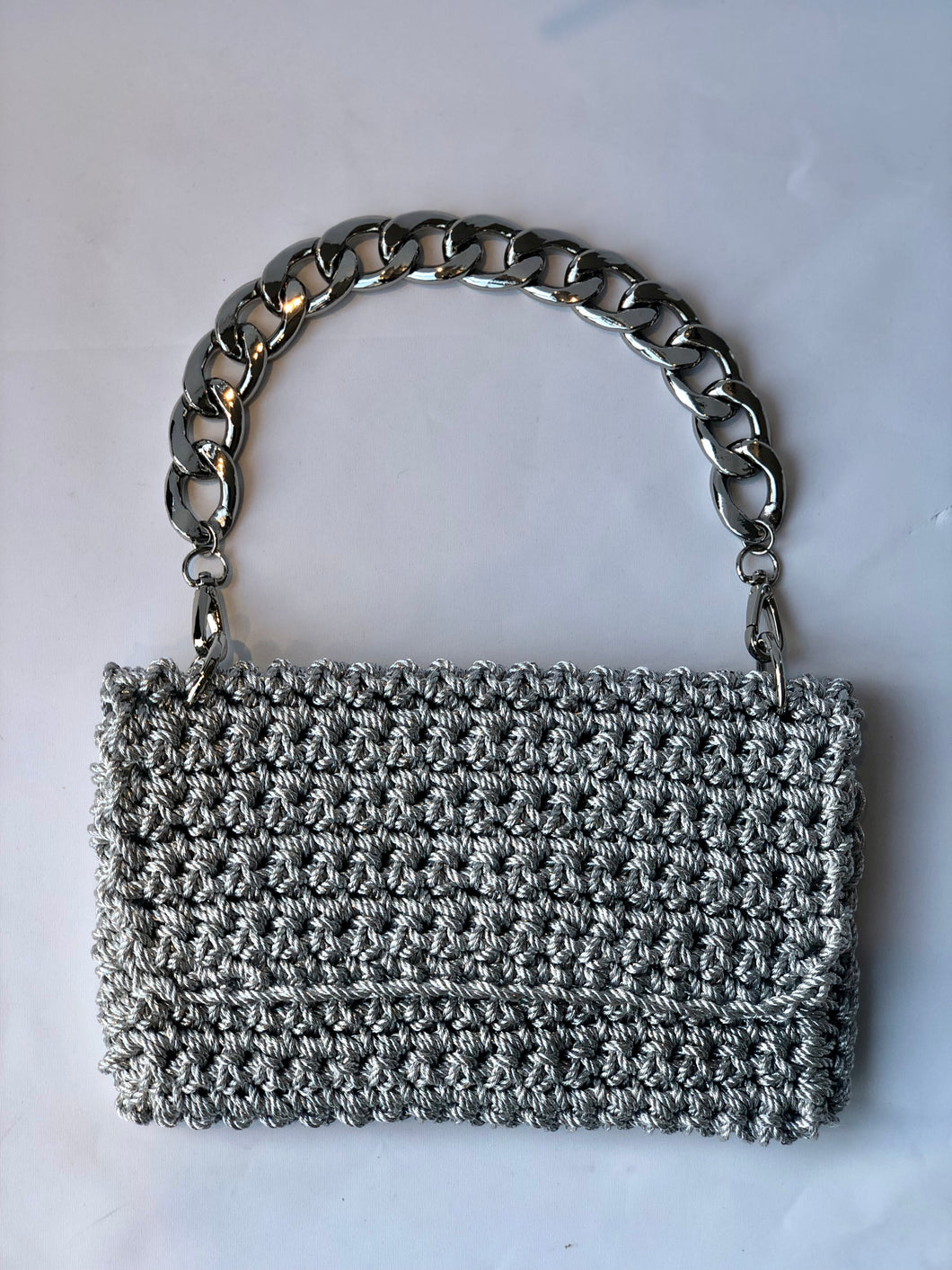 CLASSIC Bag Metallic Silver