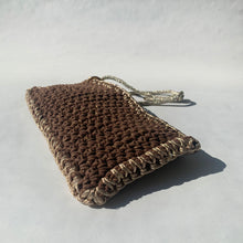 Load image into Gallery viewer, BEACH CLUTCH Brown-Gold
