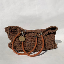 Load image into Gallery viewer, BEACH BAG Brown-Gold
